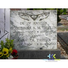 Grafstenen kerkhof Herwen Coll. HKR (280) J.A.M.Thielen & A.Th. Thielen